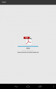 Adobe Reader pro Android získává cloud