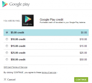 Google Play – předplaťte si kredit, ale ne u nás