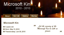 Rozlučka s Microsoft Kin – zapal svíčku a dej sbohem