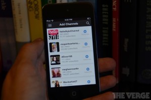 YT iOS App – kanály a jejich vyhledávání