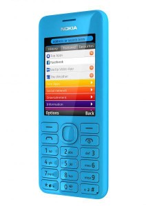 Nokia Asha 206 modrý