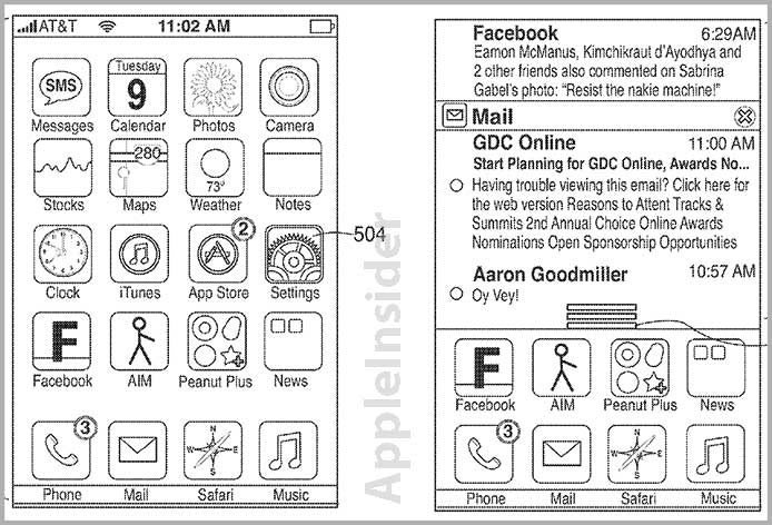 Apple si chce patentovat „Notifikační centrum“