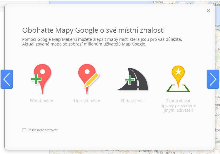 Google Map Maker i pro Česko