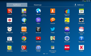 Samsung Galaxy Note 10.1 2014 Edition - Hlavní menu