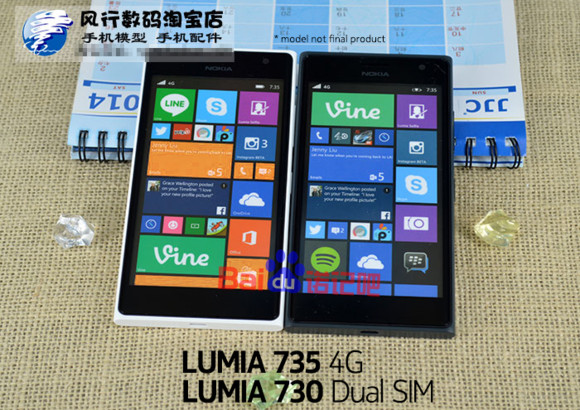 Nokia Lumia 735 s LTE spatřena na nových snímcích