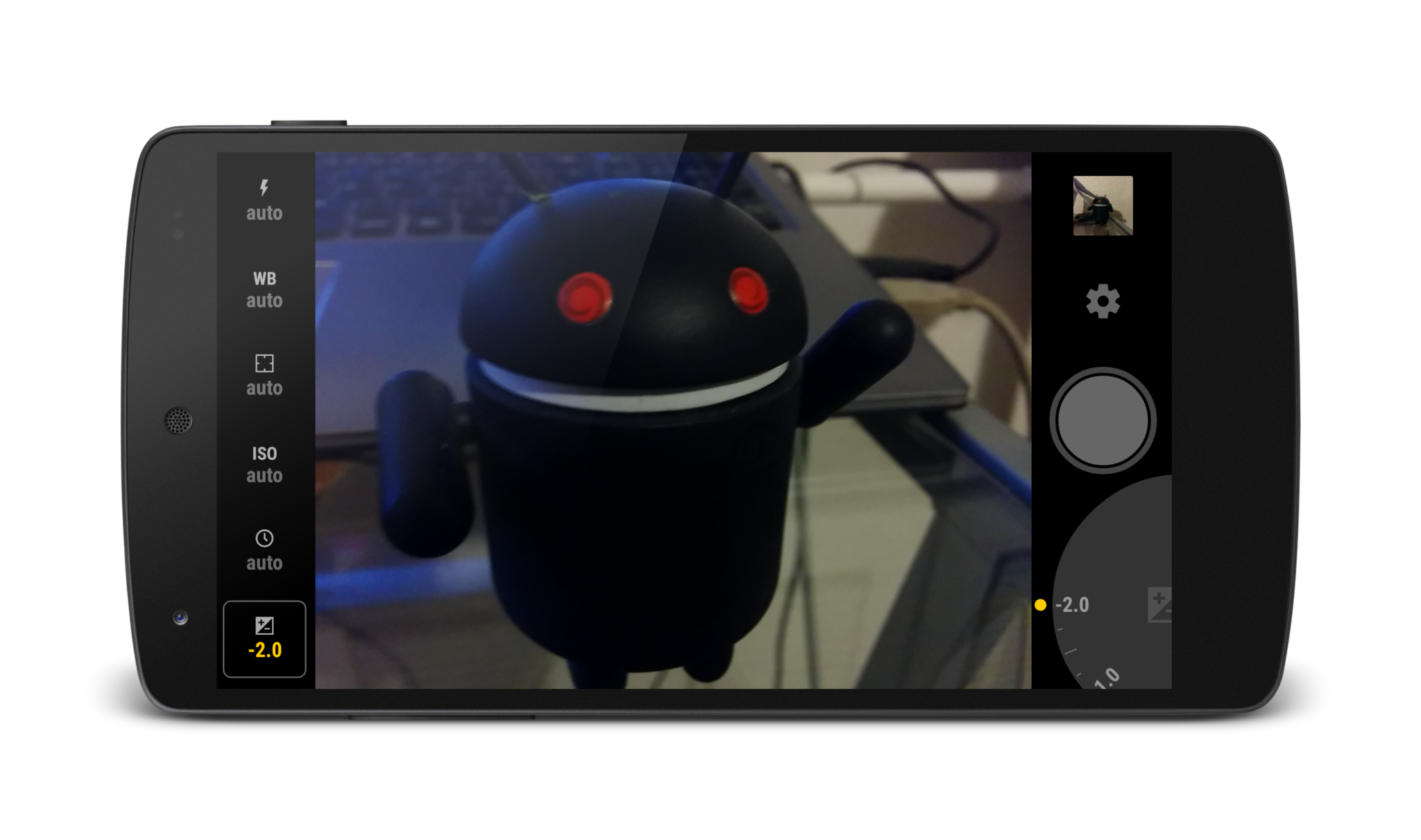 Manual Camera využívá možnosti Androidu 5.0 Lollipop