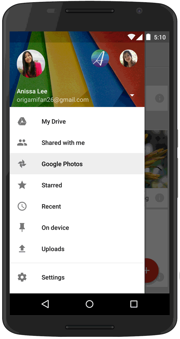 Google Disk – nově s fotografiemi z Google+