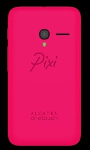 PIXI 3 (4) 3G Neon Pink back