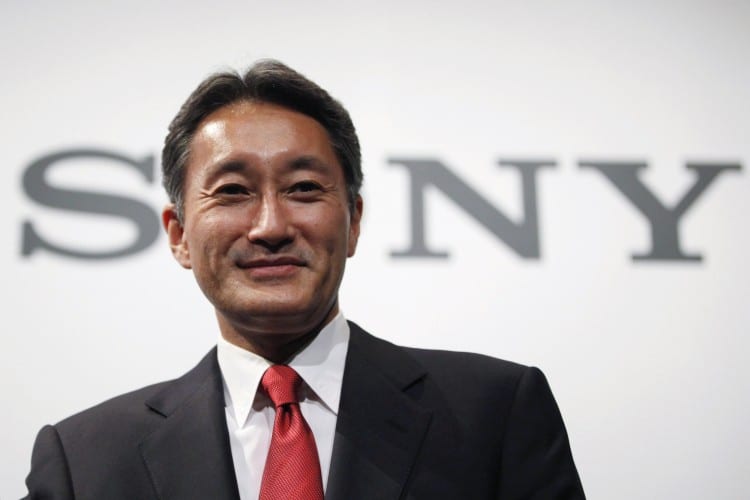 Sony Corp's new President and Chief Executive Officer Kazuo Hirai attends a news conference at the company's headquarters in Tokyo in this April 12, 2012 file photo. Sony Corp CEO Hirai has spent $1.8 billion in the past three months snapping up an assortment of businesses such as medical equipment and cloud gaming, leaving investors to worry he is blowing his firm's waning finances on a muddled plan to revive the fading giant. Hirai, a Sony veteran of nearly three decades, took over the top spot in April 2012 pledging to reshape the once-stellar brand around the pillars of gaming, digital imaging and mobile devices. Since his promotion, the company's stock market value has fallen by around $8 billion. To match Analysis SONY-FINANCES/ REUTERS/Yuriko Nakao/Files (JAPAN - Tags: HEADSHOT BUSINESS)