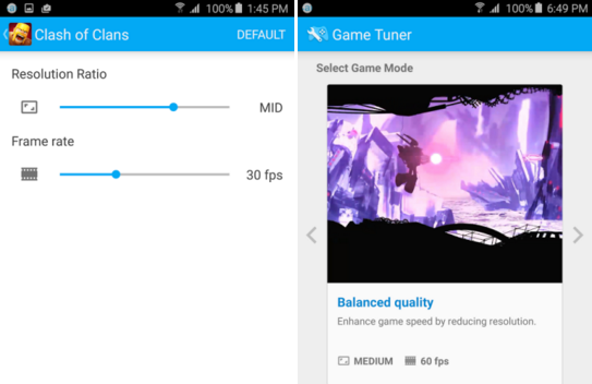 Game Tuner –  nastavte si úroveň grafiky ve hrách [Android]
