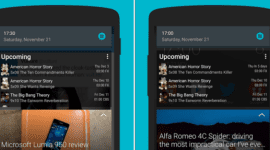 Snap – widgety v notifikační liště pro Android