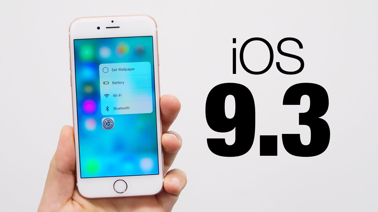 Apple vydal třetí veřejnou betaverzi iOS 9.3