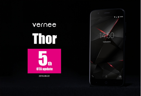 Vernee Thor dostává pátou aktualizaci, přináší drobná vylepšení
