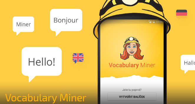 Naučte se slovní zásobu jednoduše s aplikací Vocabulary Miner