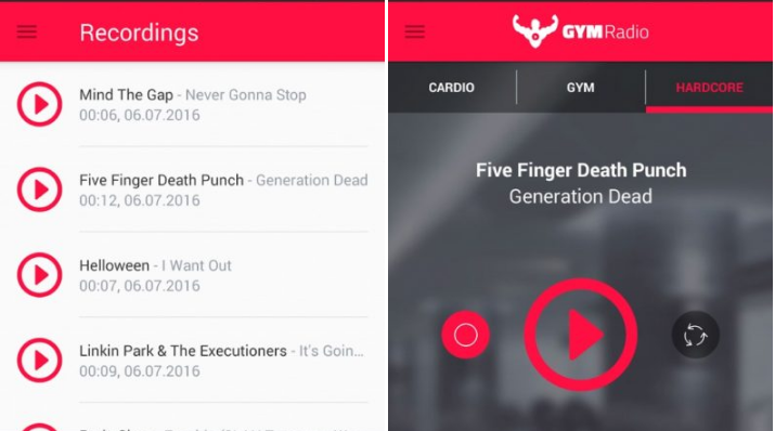 S aplikací GYM Radio se můžete soustředit na cvičení