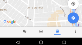 Google Mapy dostaly navigační panel zjednodušující přístup k užitečným funkcím