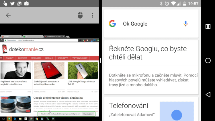 Vzdálená plocha Chrome nově podporuje více oken v Androidu N