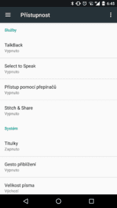 Google TalkBack přichází s výběrem pro čtení
