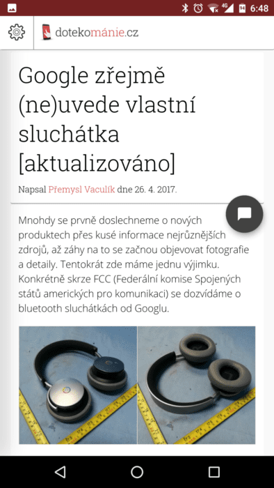 Google TalkBack přichází s výběrem pro čtení