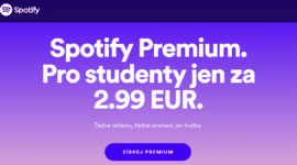 Spotify nabízí studentskou slevu i v České republice