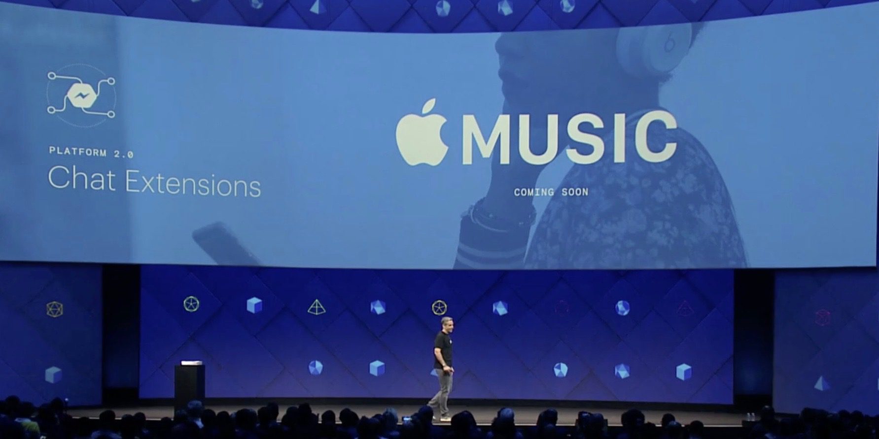 Apple Music bude nově podporovat platformu Messenger