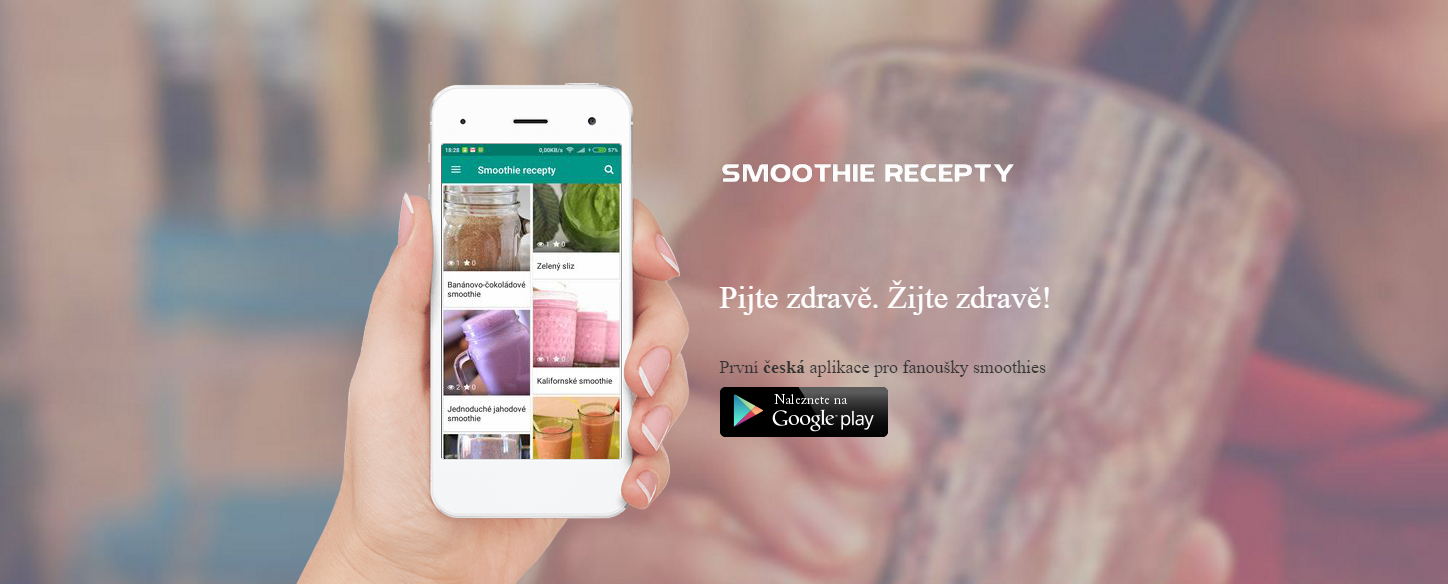 Česká aplikace s recepty na smoothie