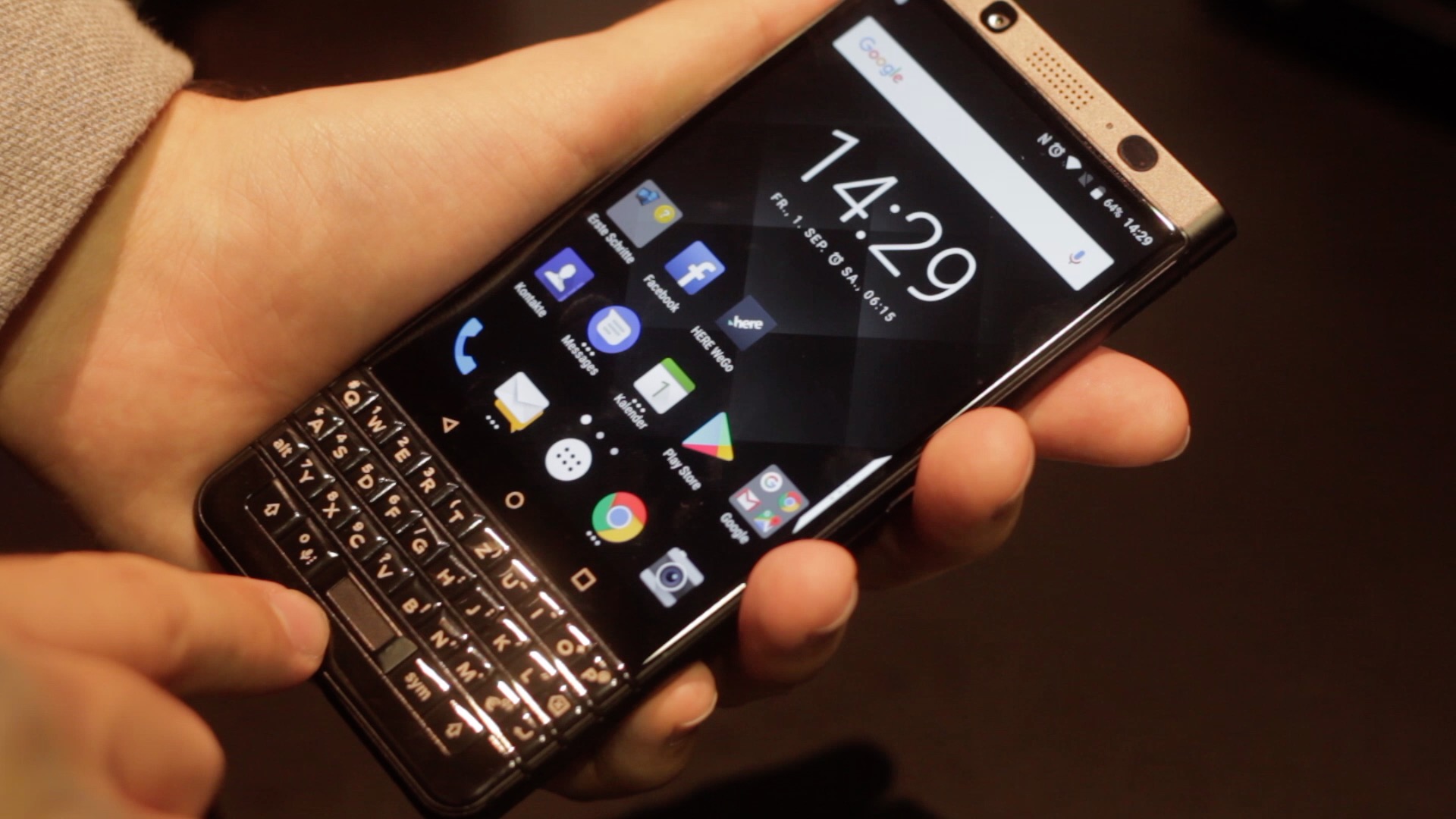 Blackberry Keyone Black Edition – první pohled [video]