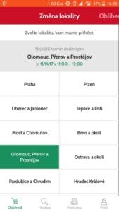 Košík.cz má vlastní aplikaci, je minimalistická a přehledná