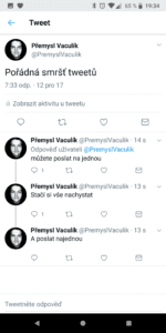 Twitter spustil „tweetstorm“