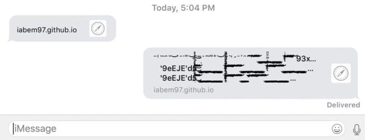 iOS 11.2.5 opraví problém, který doposud umožňoval šířit škodlivé odkazy v rámci Zprávy