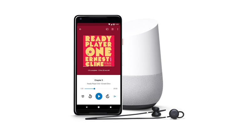 Google spouští sekci audioknih v Obchodě Play