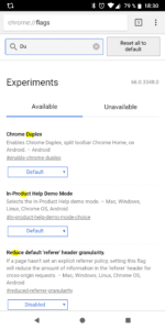 Chrome Duplex můžete vyzkoušet na Androidu