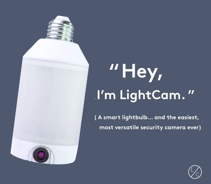 LightCam – kamera a žárovka v jednom