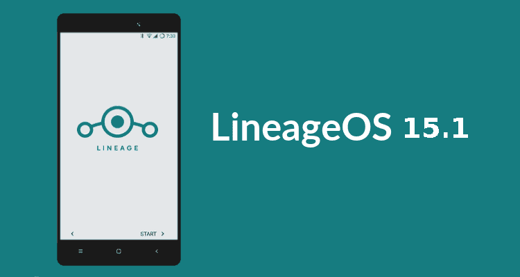 Vychází LineageOS 15.1, který je založen na Androidu 8.1