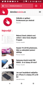 V Chromu můžete aktivovat „domácí“ tlačítko