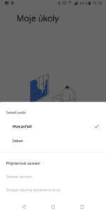 Nová aplikace Úkoly Google