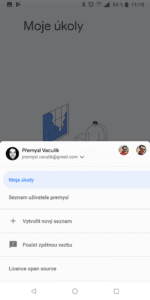 Nová aplikace Úkoly Google