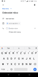 Nová aplikace Úkoly Google