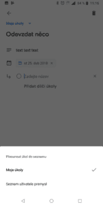 Nová aplikace Úkoly Google