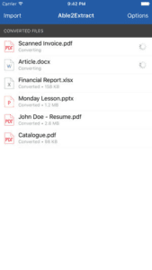 Able2Extract aneb konvertujte PDF soubory z vašeho mobilního telefonu [recenze]