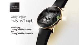 Corning uvedl Gorilla Glass DX/DX+ pro nositelnou elektroniku