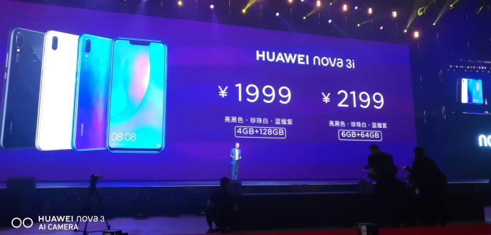 Huawei Nova 3i oficiálně, přichází s procesorem Kirin 710