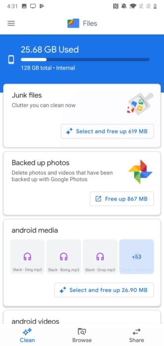 Google Files se mění, nový název a nový design