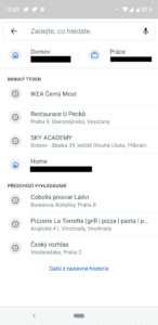 Google Mapy – designová úprava a doplnění veřejné dopravy