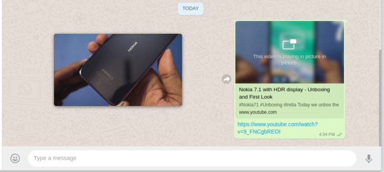 WhatsApp Web nově podporuje Picture-in-Picture