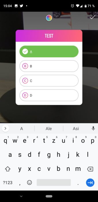 Instagram získává další nálepku pro hlasování ve Stories