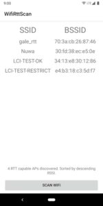 Google vydal aplikaci WifiRttScan pro testovací účely