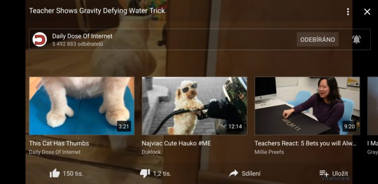 Youtube vylepšuje ovládací prvky u aplikace pro Android