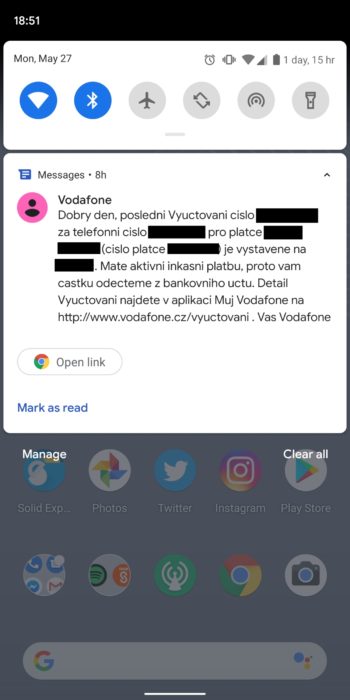 Android 10 nabídne chytřejší notifikace