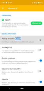 Shazam dostává „bublinu“ pro rozpoznání hudby ve smartphonu